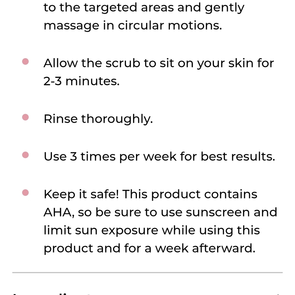 Maelys Get-Level Body Scrub, never used - Picture 8 of 9
